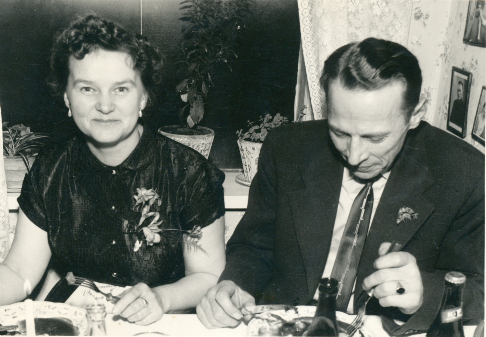 Bjarne og Toves bryllup 1958